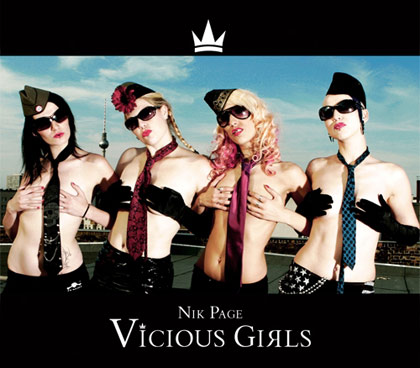 Xarah on the single Vicious Girls by Nik Page